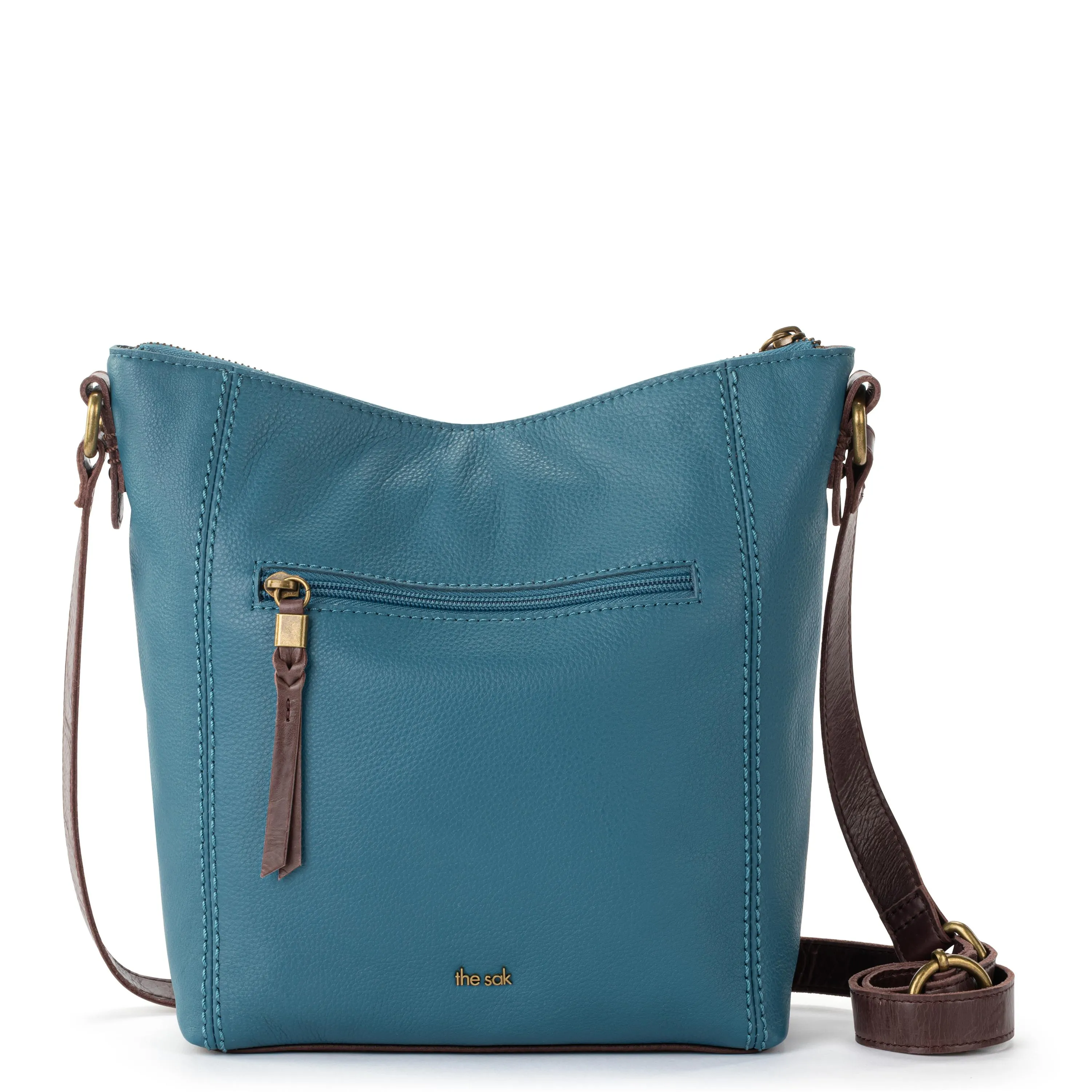 Ashland Crossbody - Leather - Lagoon