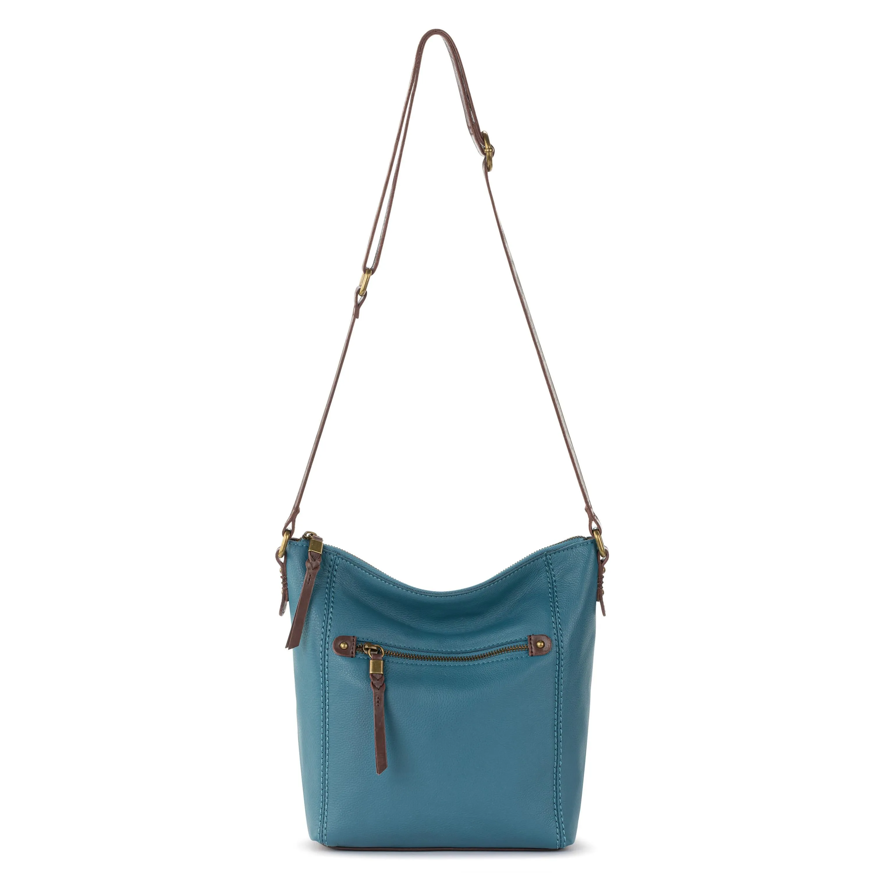 Ashland Crossbody - Leather - Lagoon