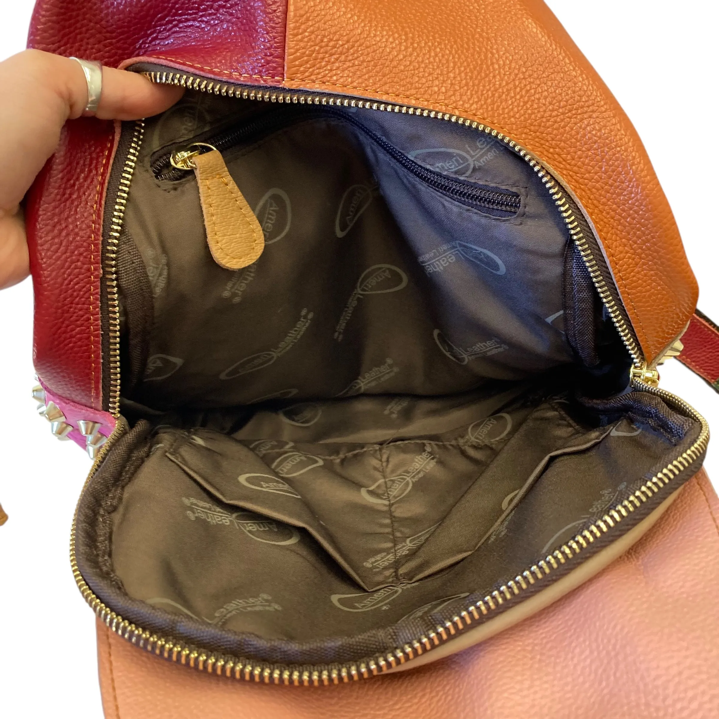Backpack Leather By American Leather In Multi, Size:Medium