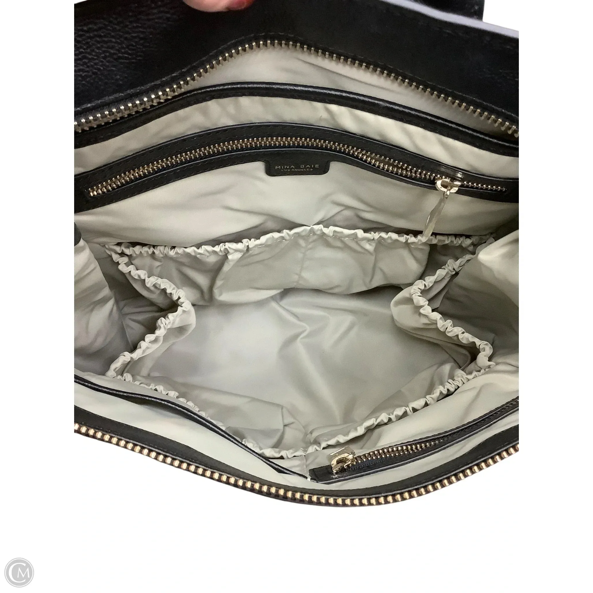 Backpack Leather By Cmb, Size: Large