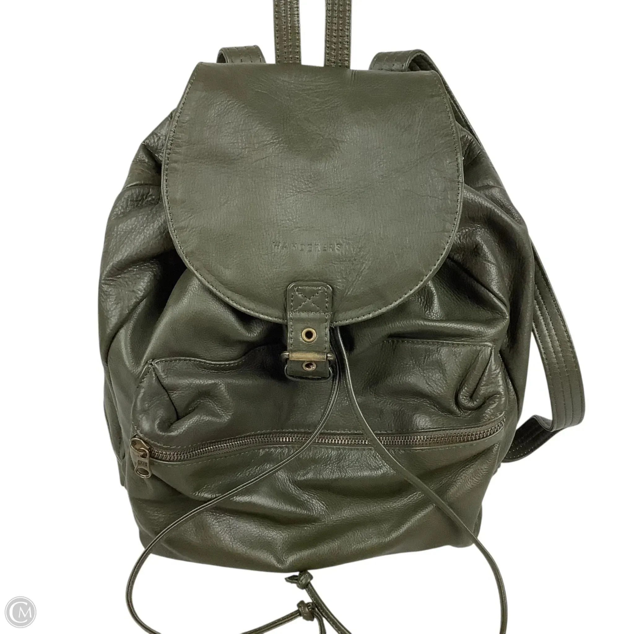 Backpack Leather By Cmc, Size: Large