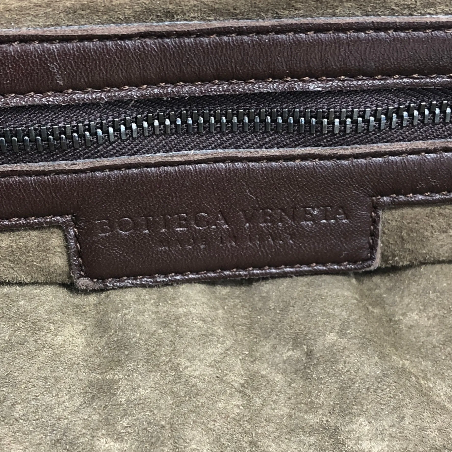 Bottega Veneta Intrecciato Shoulder bag Hobobag Brown Vintage bmuhus