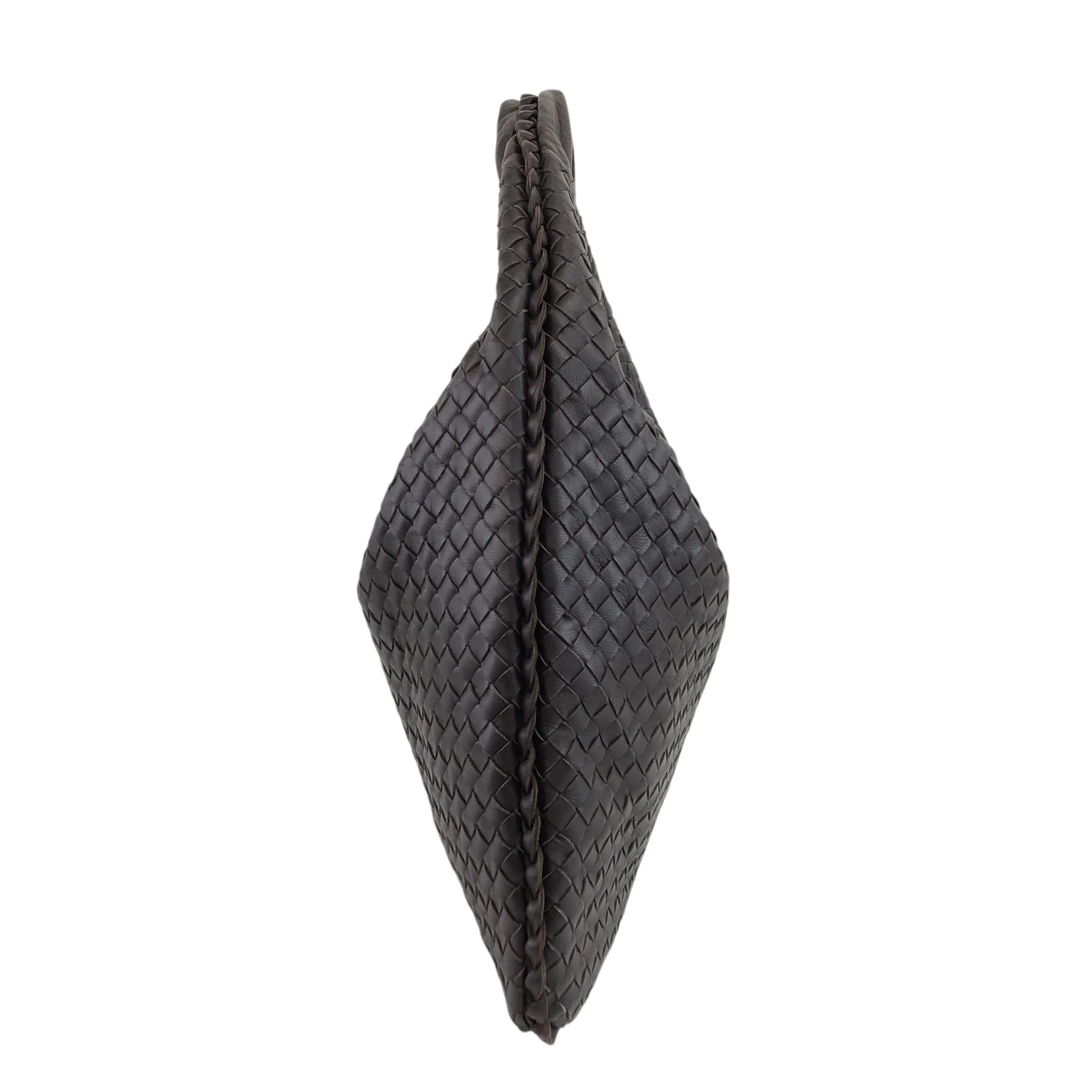 Bottega Veneta Intrecciato Shoulder bag Hobobag Brown Vintage bmuhus