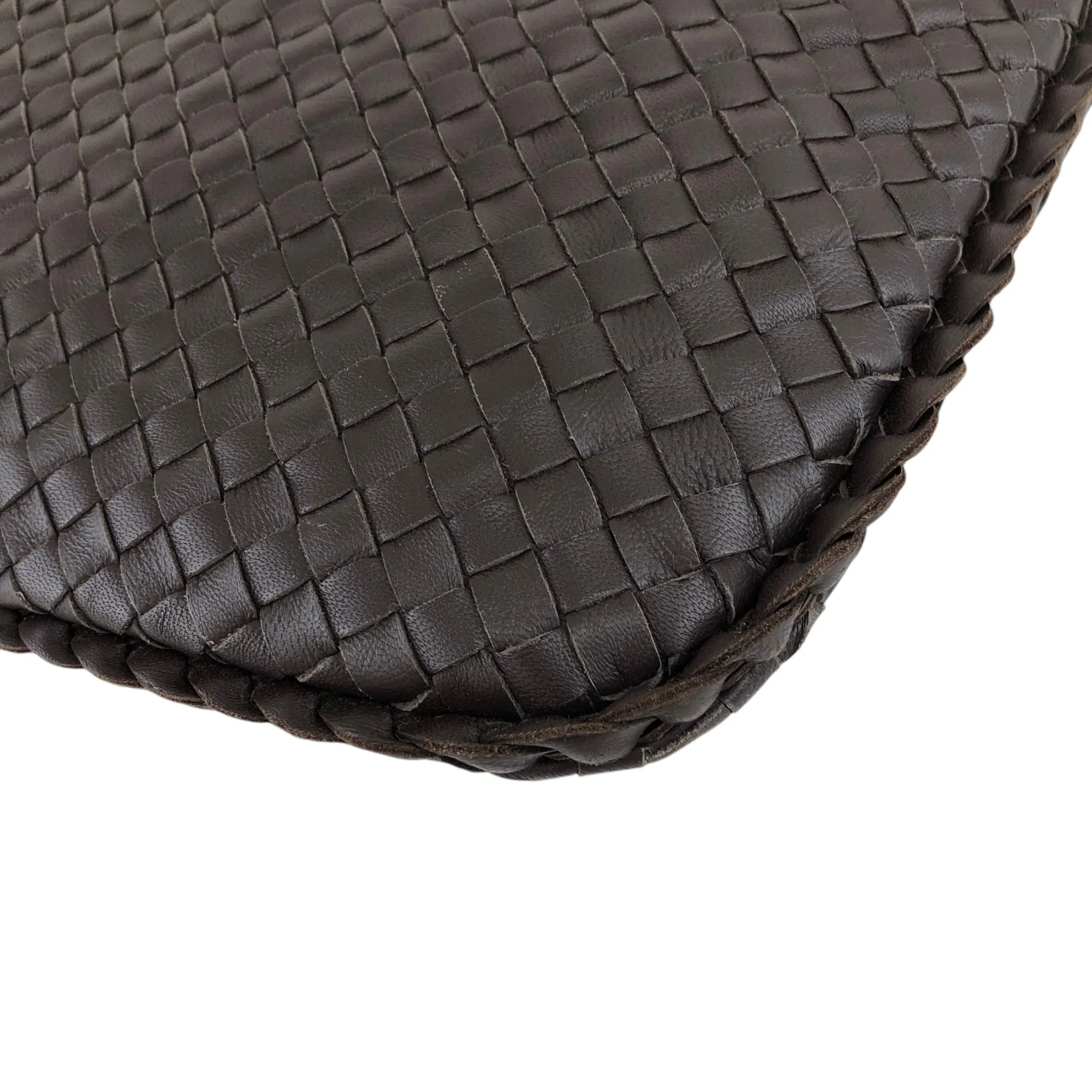 Bottega Veneta Intrecciato Shoulder bag Hobobag Brown Vintage bmuhus