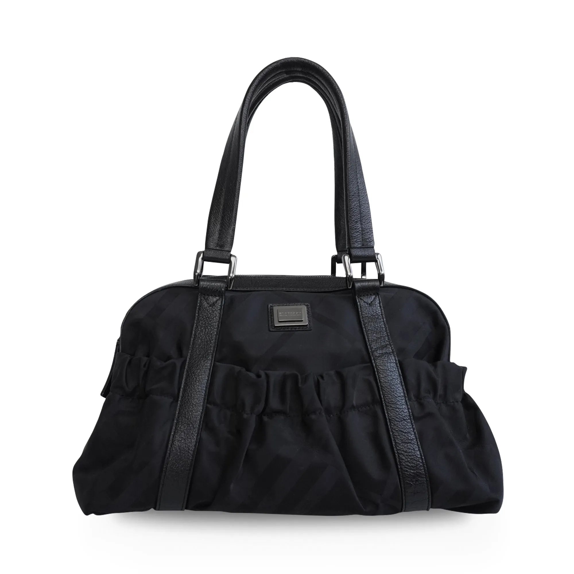 Burberry 'Black Johnstone' Bowling Bag