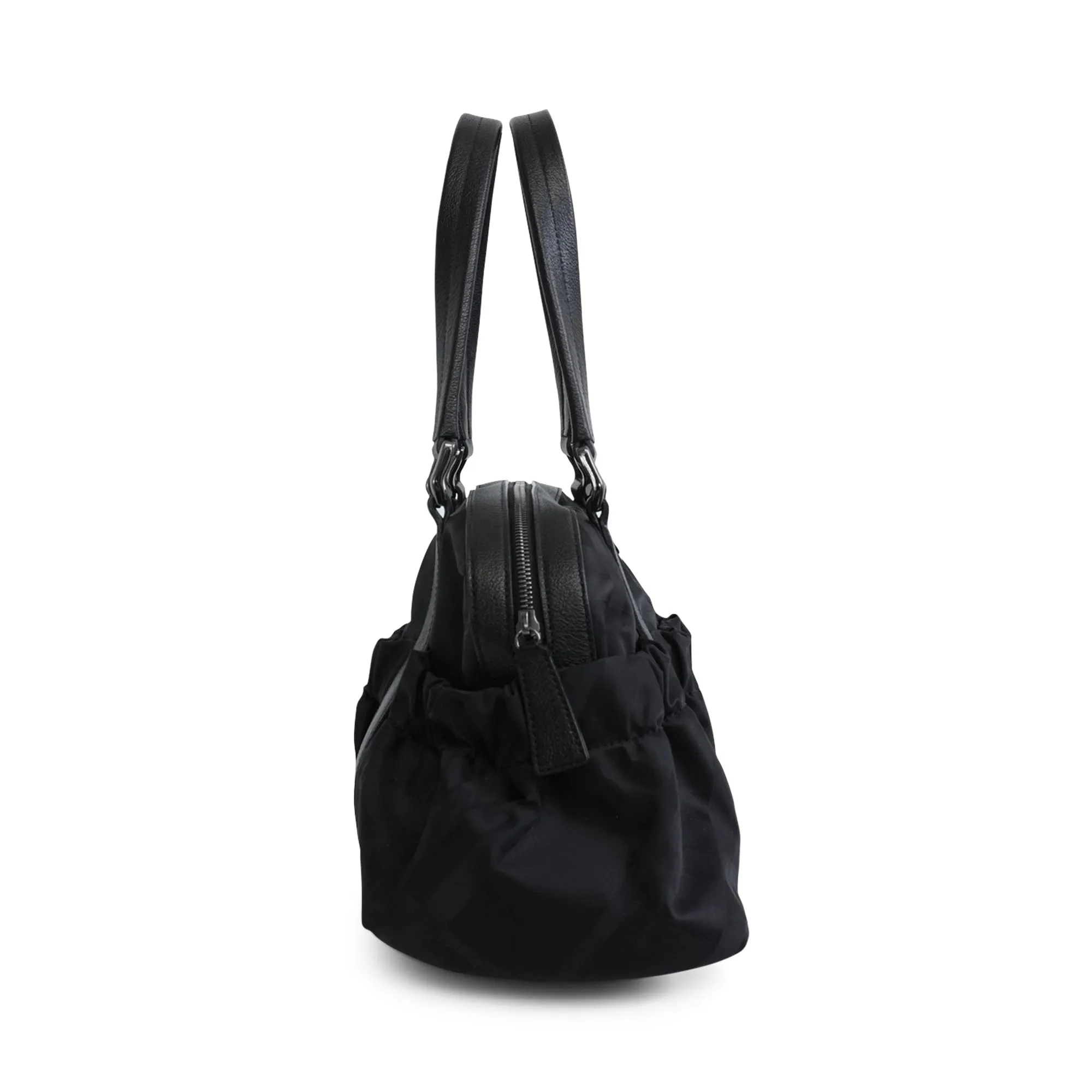 Burberry 'Black Johnstone' Bowling Bag