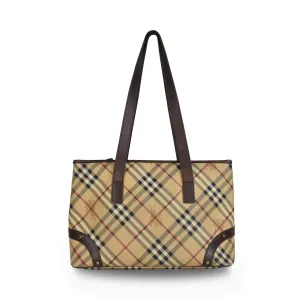 Burberry 'Haymarket Check' Tote Bag