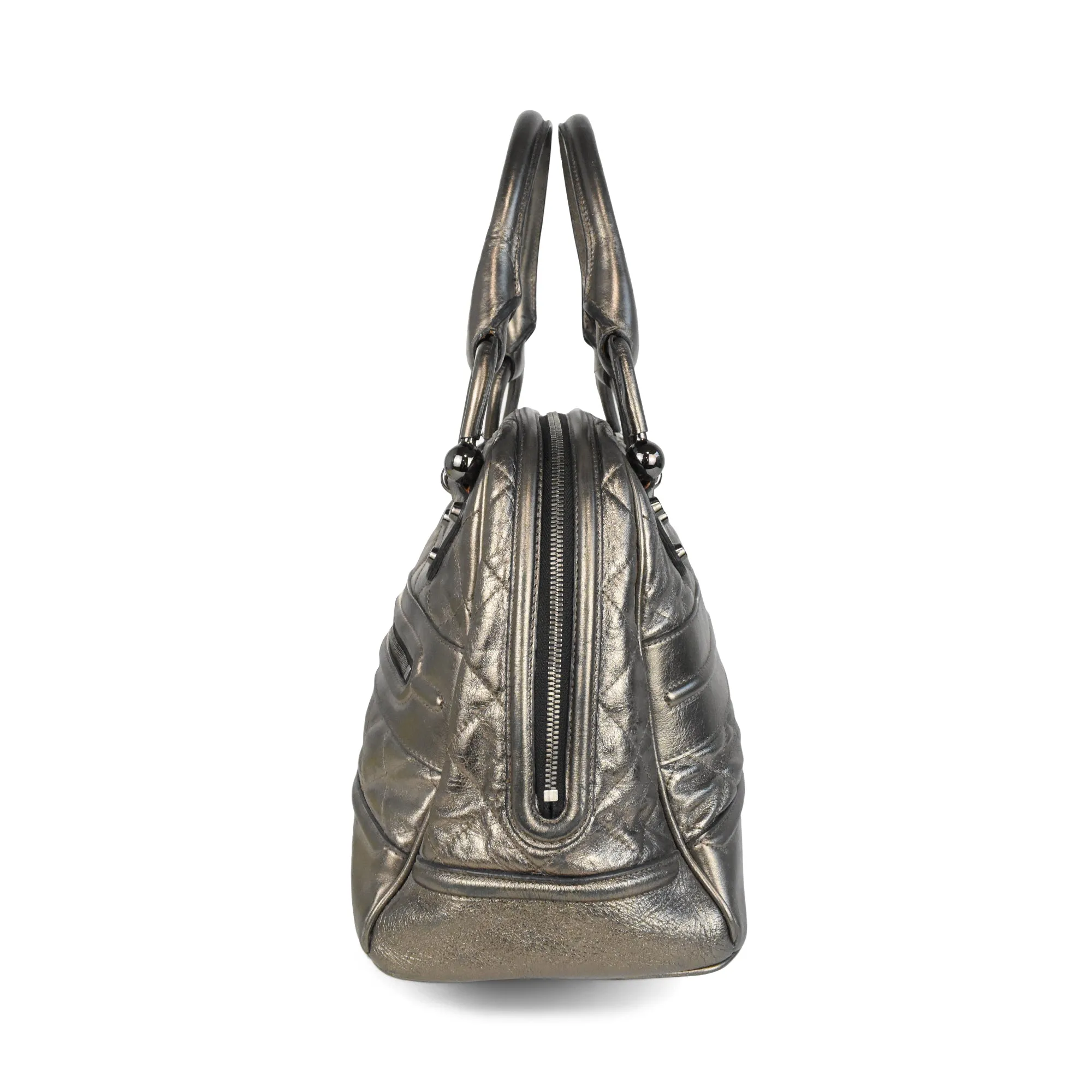 Burberry Metallic Bowler Bag