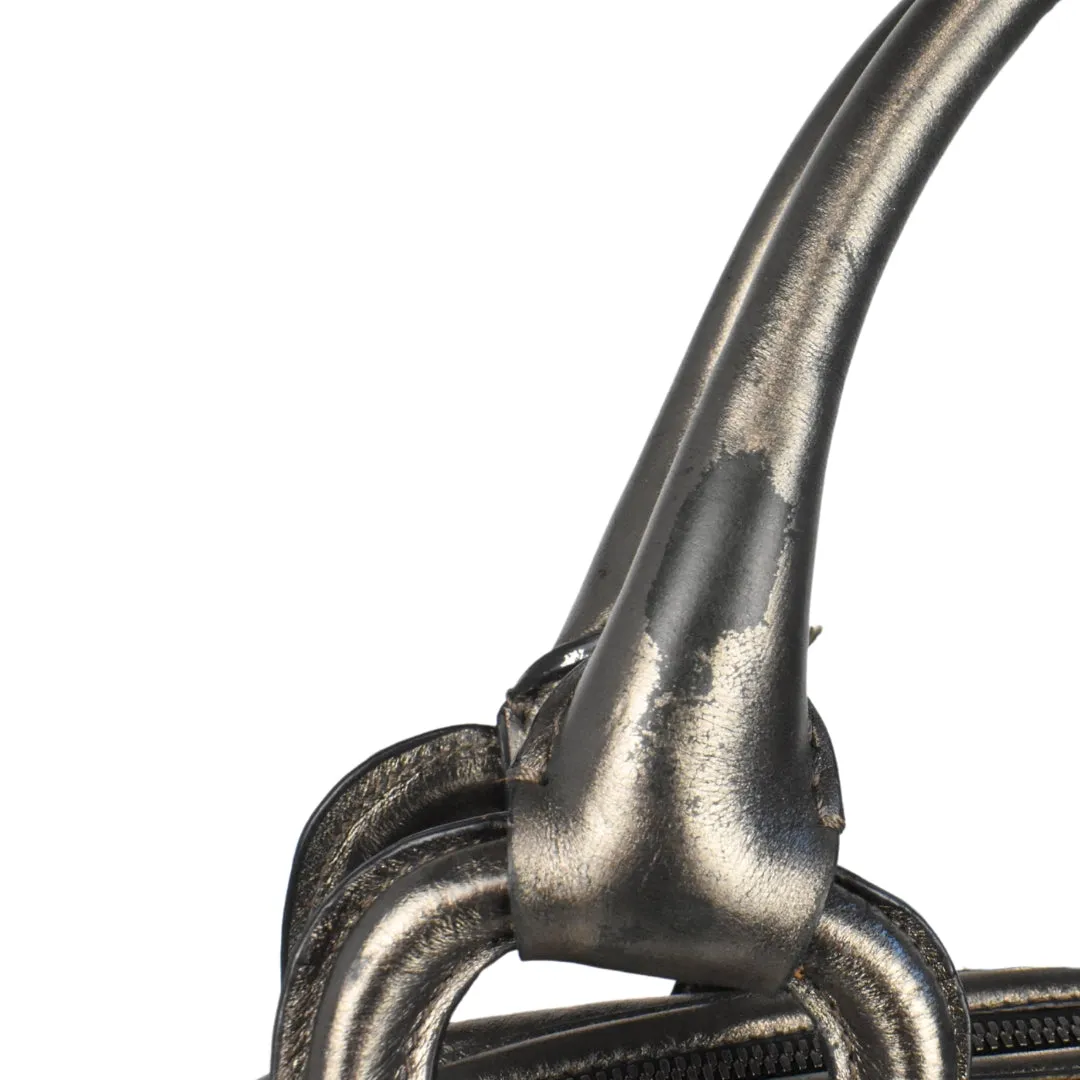 Burberry Metallic Bowler Bag
