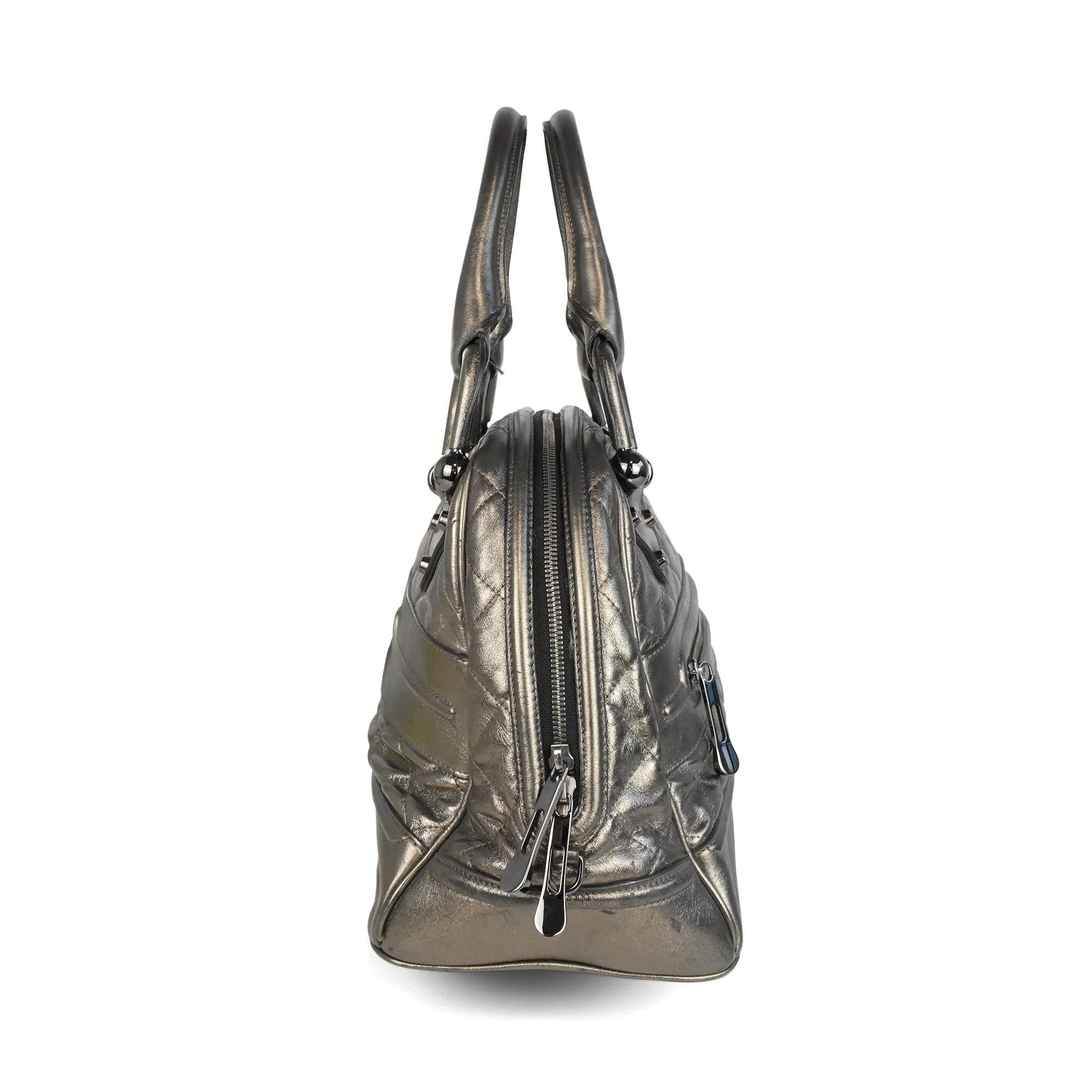 Burberry Metallic Bowler Bag