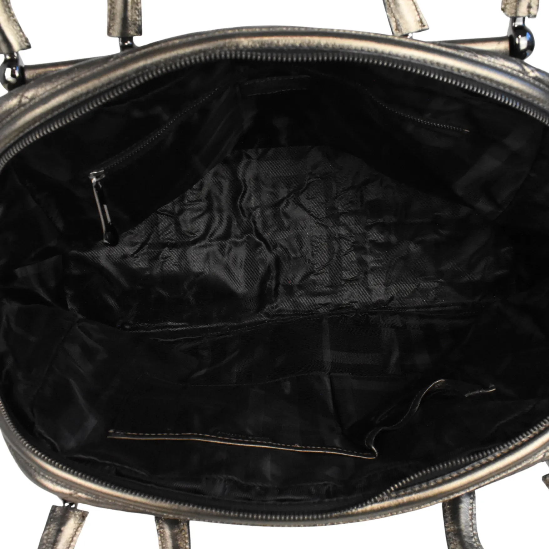 Burberry Metallic Bowler Bag