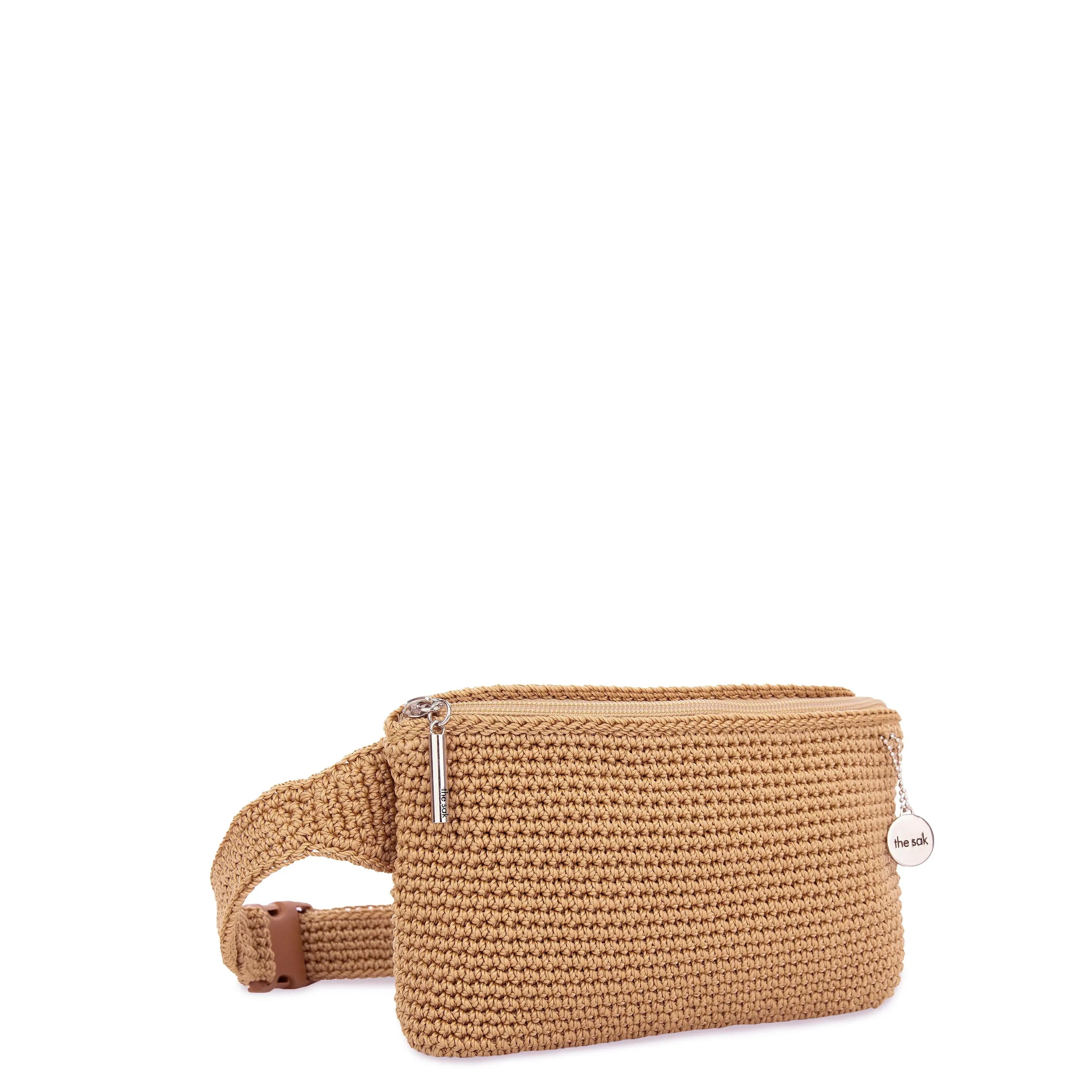 Caraway Small Belt Bag - Hand Crochet - Bamboo