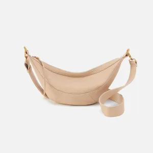 Carmen Sling In Pebbled Leather - Linen