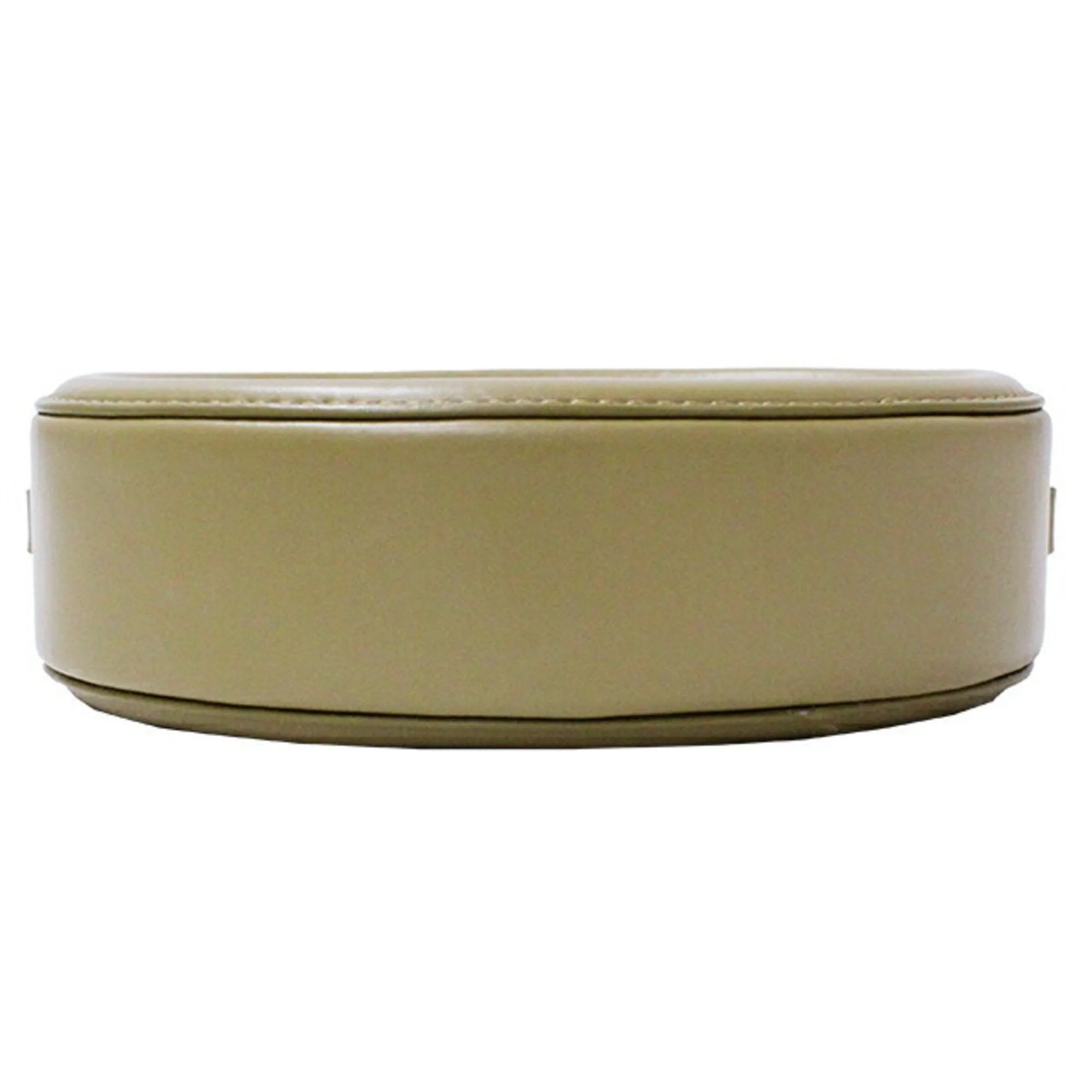 Celine Bag Women's Oval Perscuile Triomphe Shoulder Leather Olive