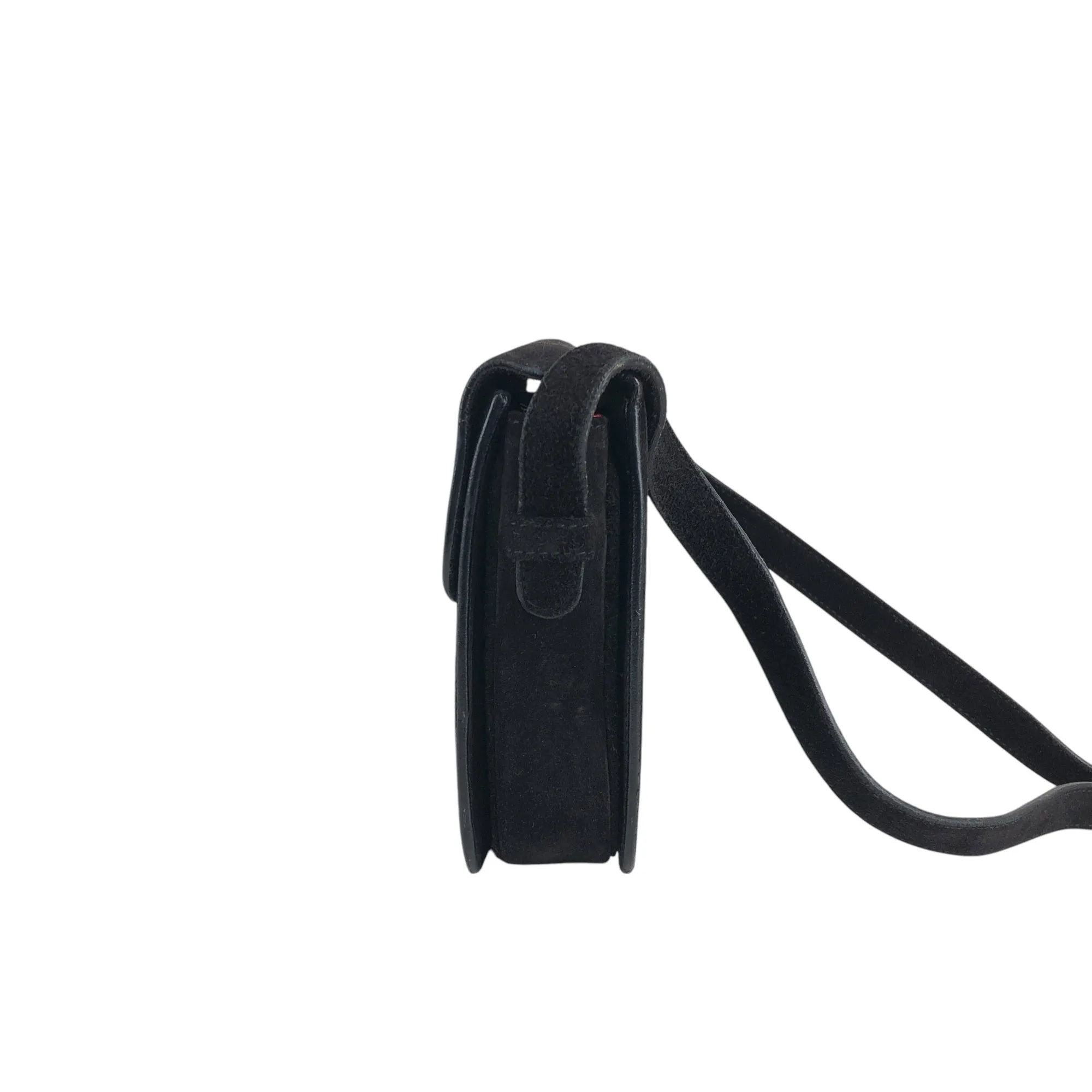 CELINE Horse Bit Shoulder bag Black Vintage yffeiu