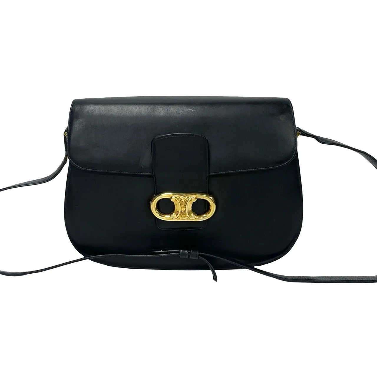 CELINE Shoulder Bag Calfskin black