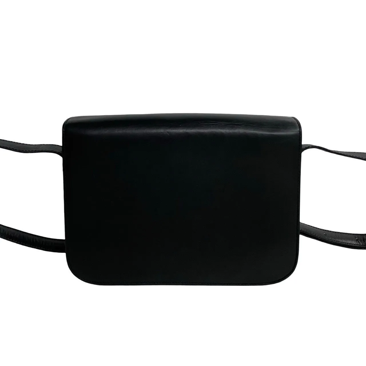 CELINE Shoulder Bag leather black
