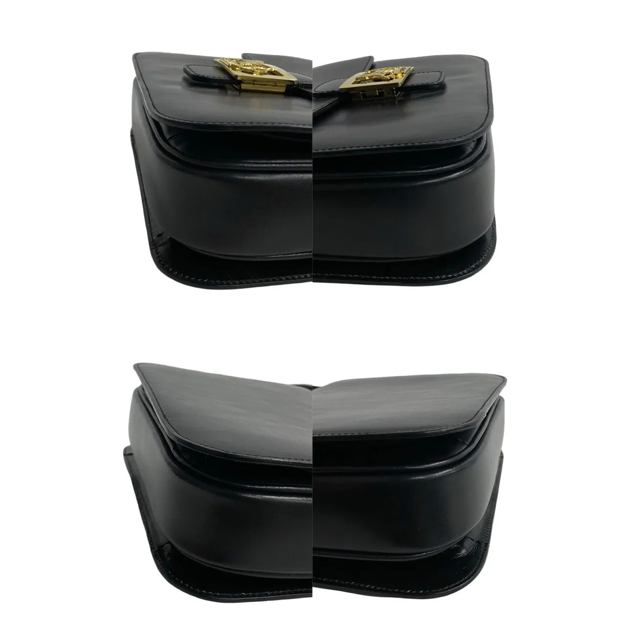 CELINE Shoulder Bag leather black