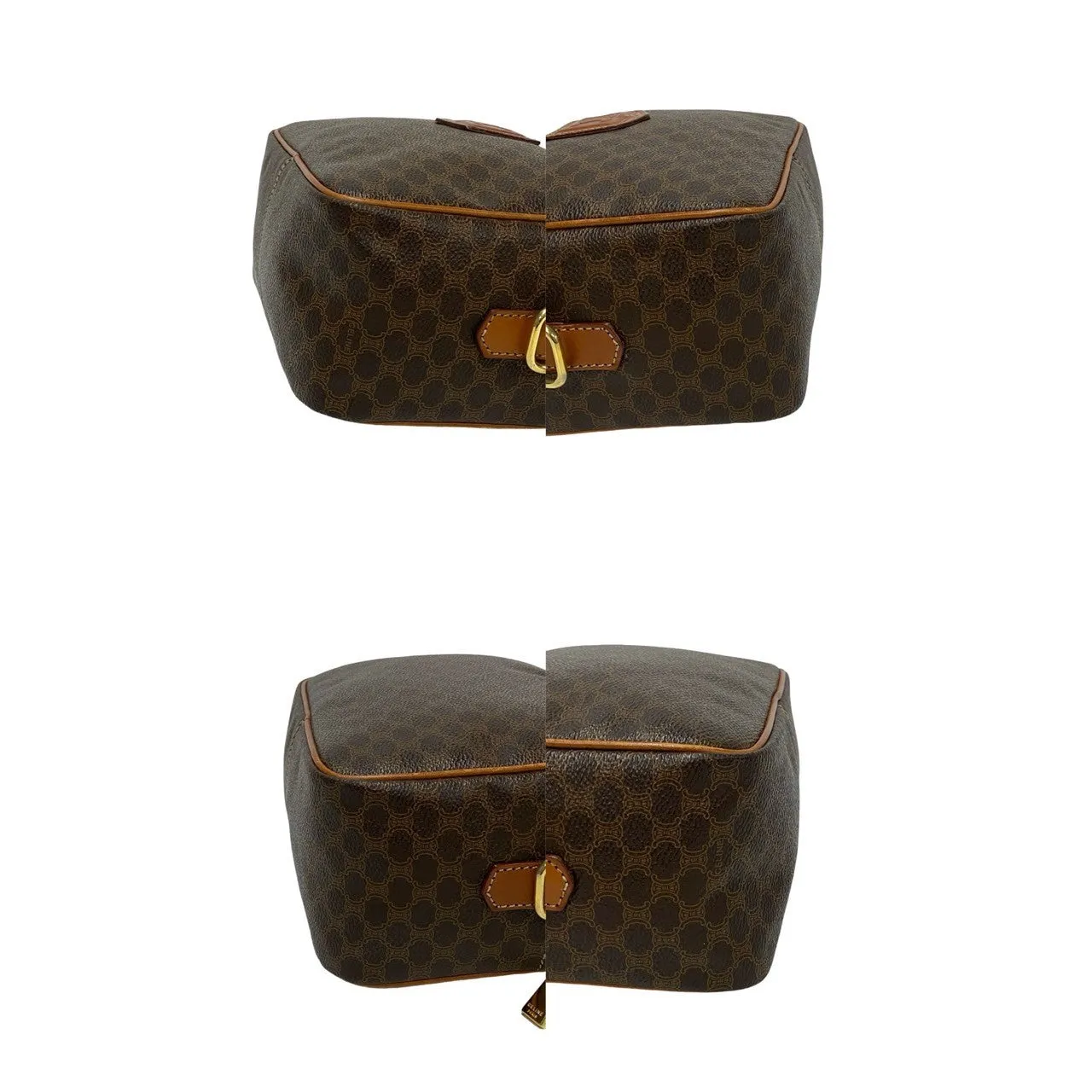 CELINE Shoulder Bag leather Brown