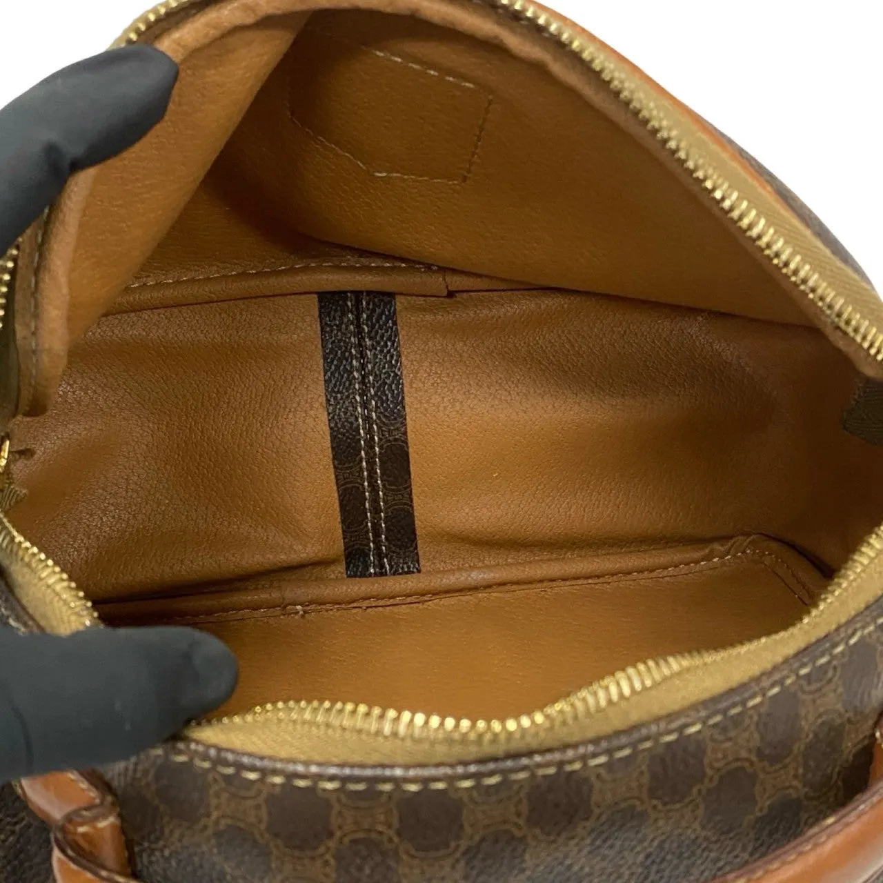 CELINE Shoulder Bag leather Brown