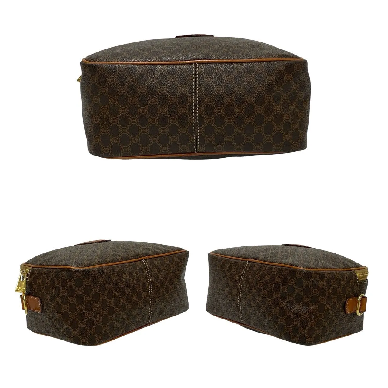 CELINE Shoulder Bag leather Brown