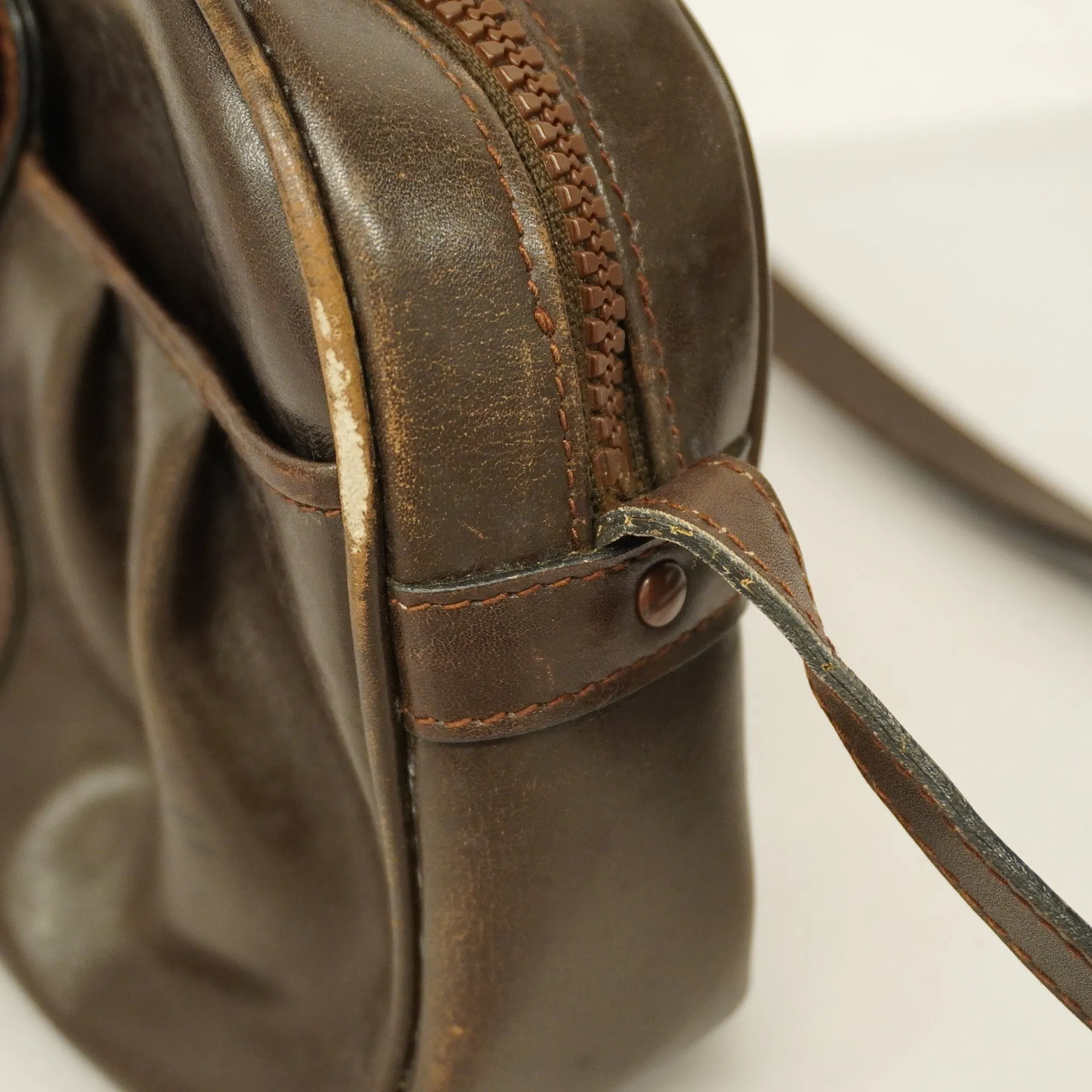 Celine  Shoulder Bag Women's Leather Shoulder Bag Brown