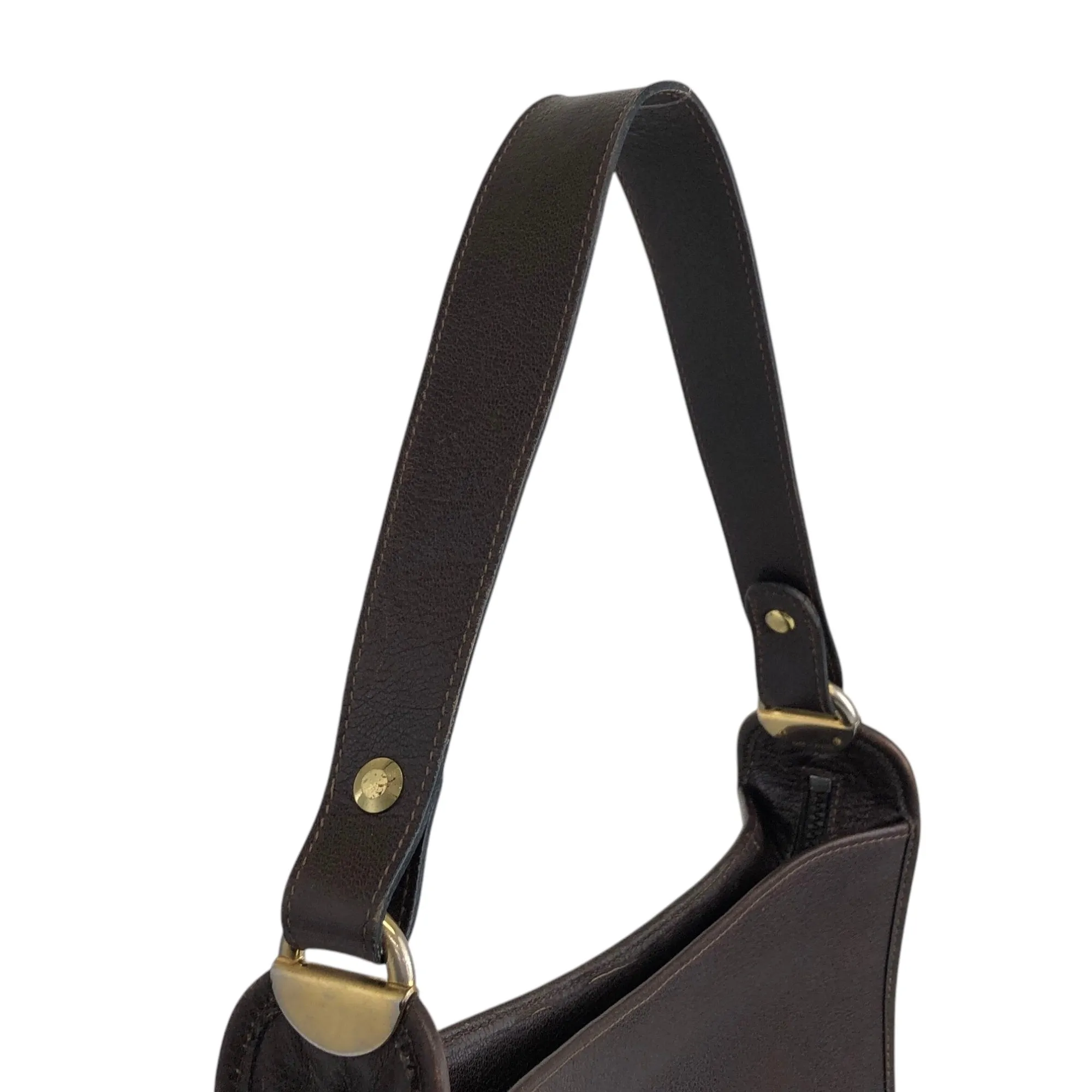 CELINE Triomphe Shoulder bag Brown Vintage n5nm5m