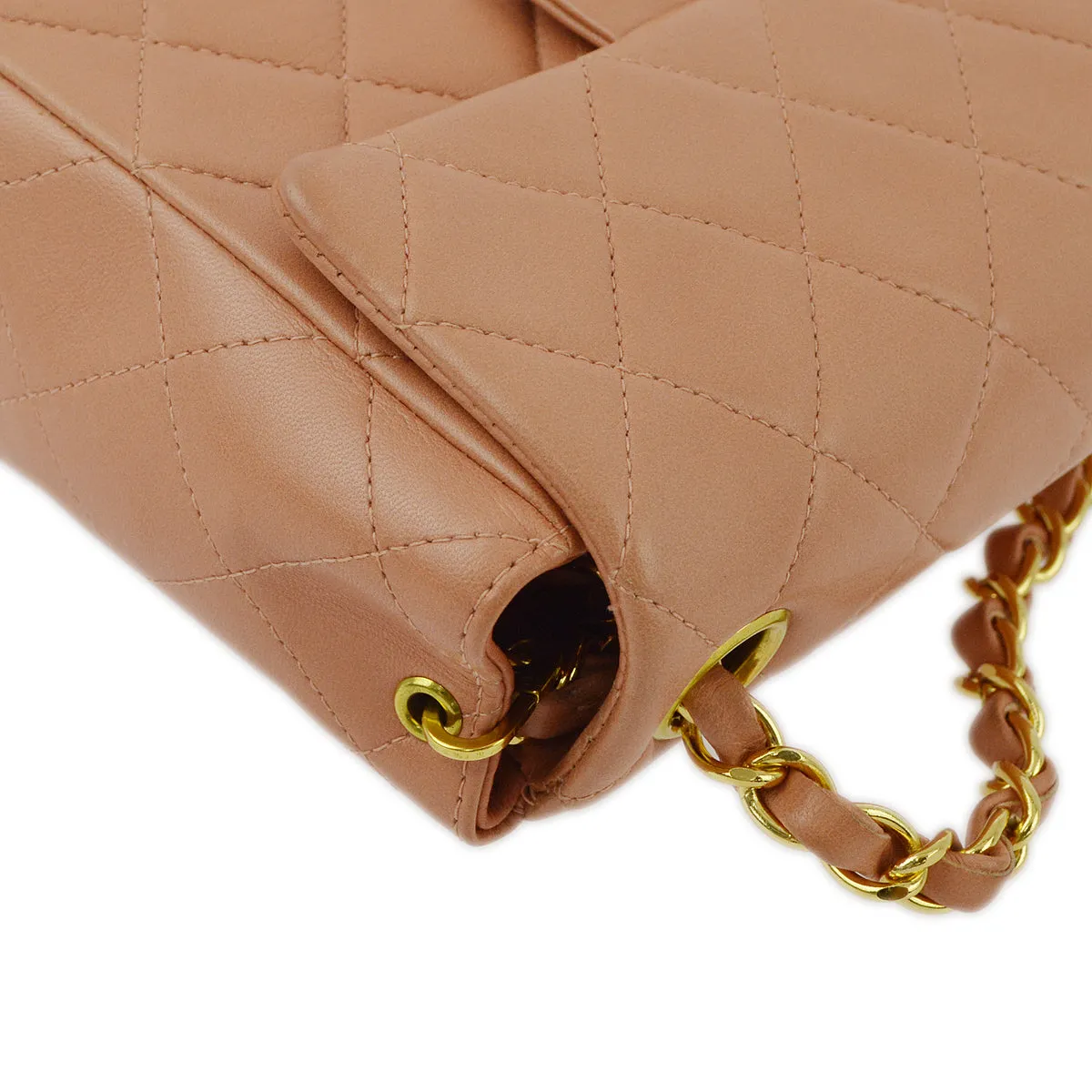 Chanel 1997-1999 Lambskin Mini Classic Square Flap Shoulder Bag 17