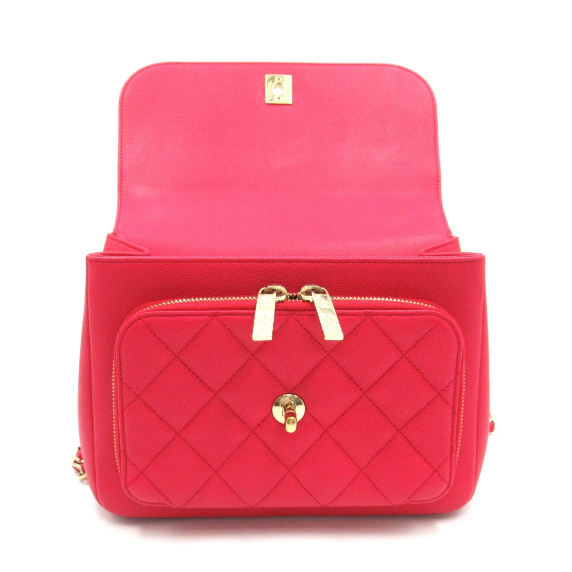 CHANEL Affinity Matelasse ChainShoulder Pink Caviar Skin [Grained Calf]