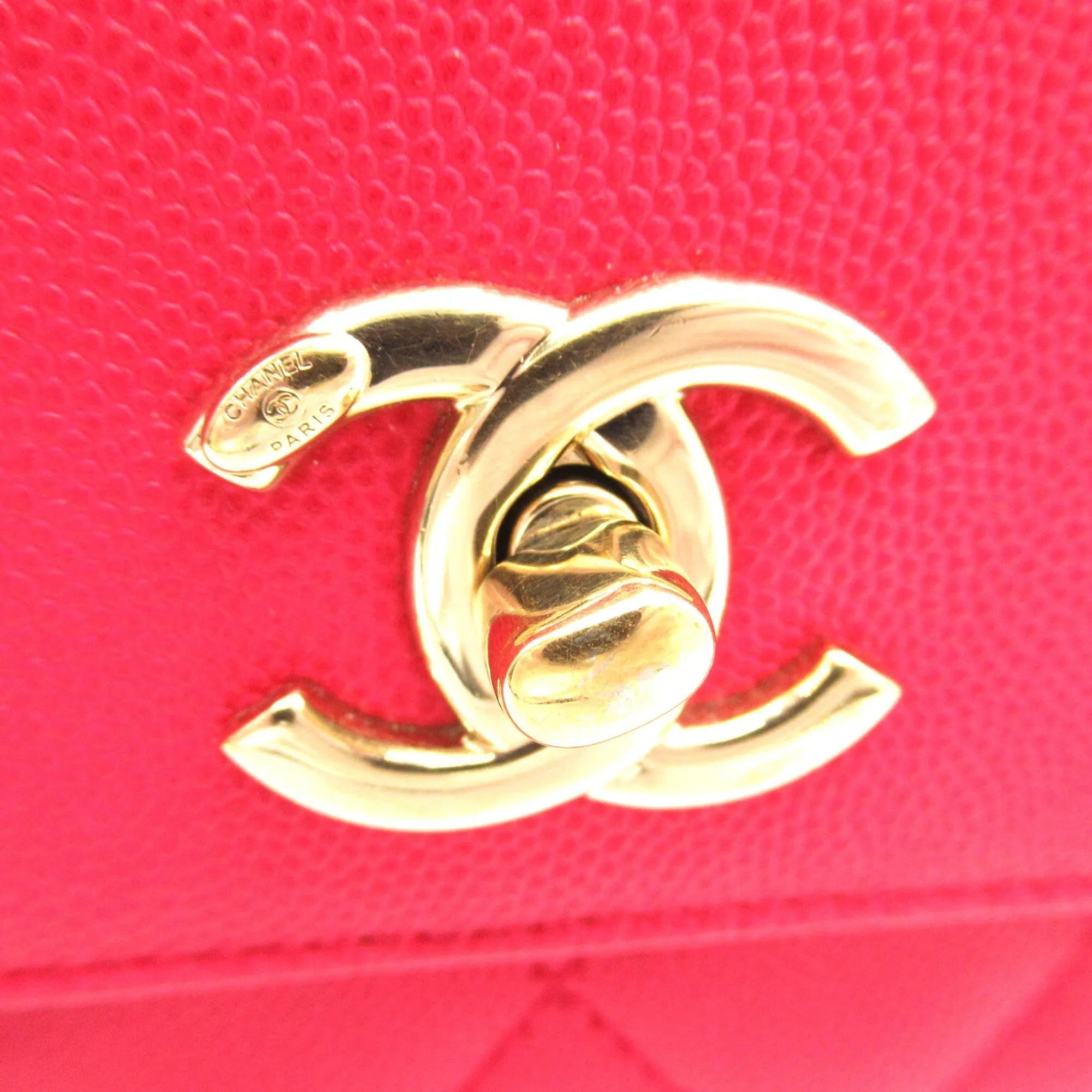 CHANEL Affinity Matelasse ChainShoulder Pink Caviar Skin [Grained Calf]