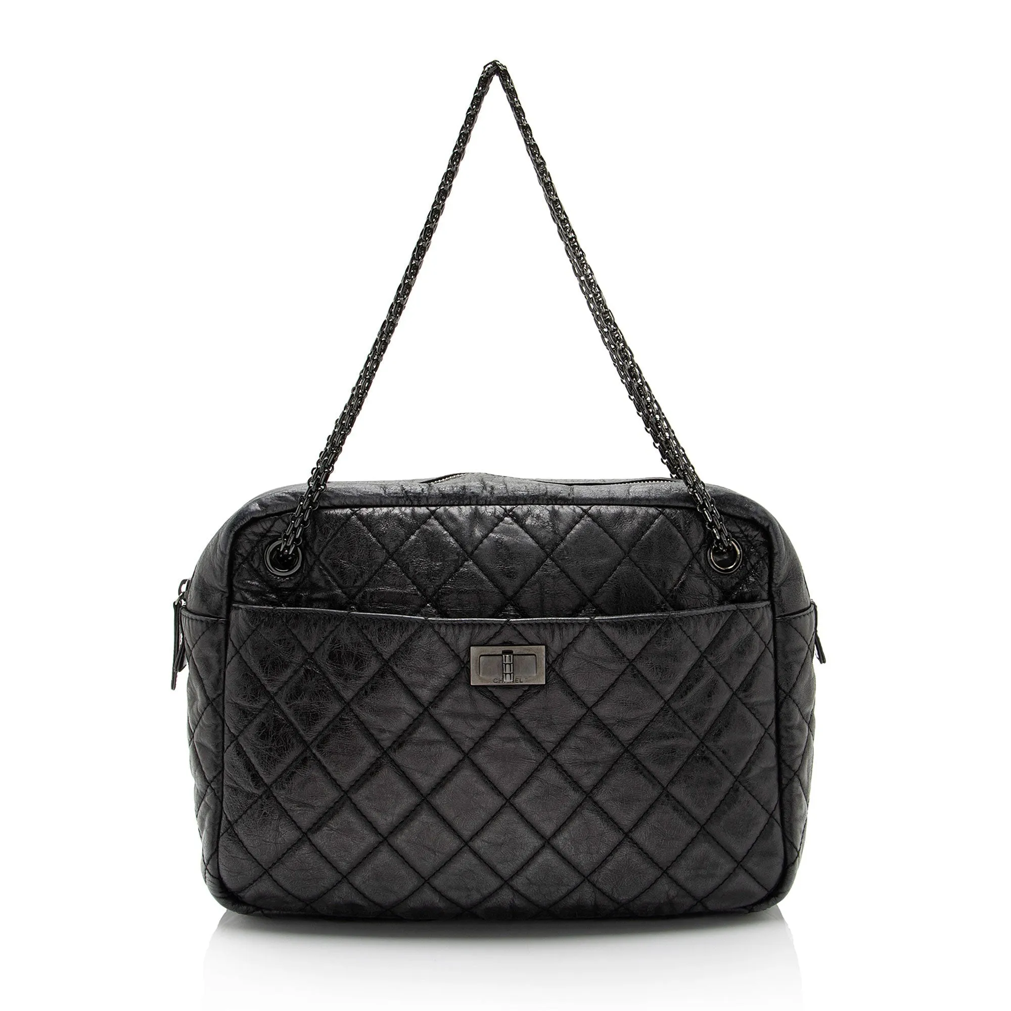 Chanel Aged Calfskin Reissue Camera Large Shoulder Bag
