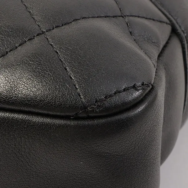Chanel Around 2005 Made Cambon Shoulder Bag Black