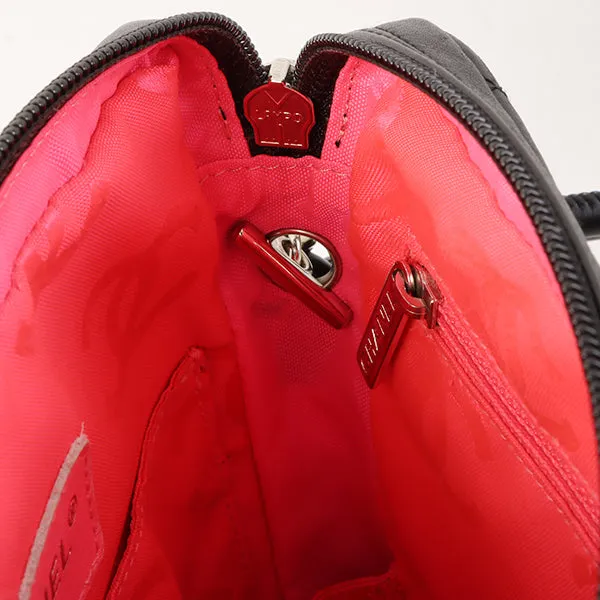 Chanel Around 2005 Made Cambon Shoulder Bag Black