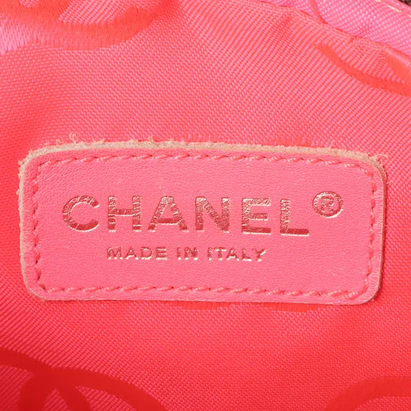 Chanel Around 2005 Made Cambon Shoulder Bag Black