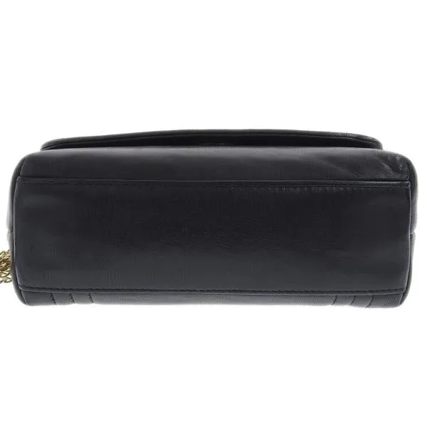 Chanel CC  Leather Mini Chain Shoulder Bag Leather Shoulder Bag in Good condition