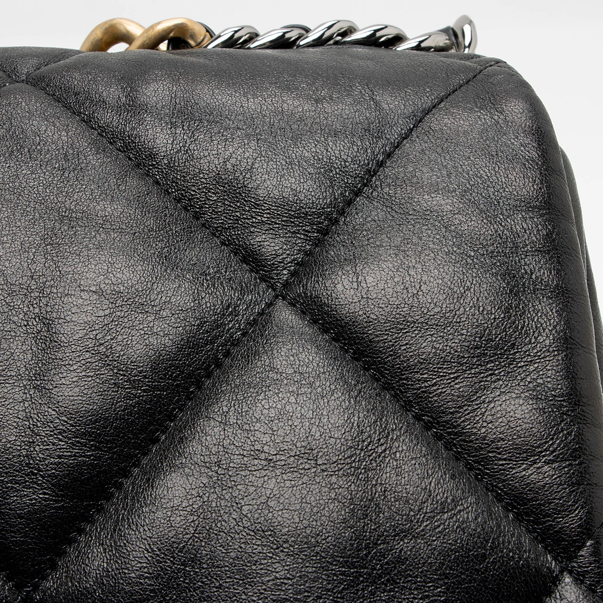 Chanel Lambskin 19 Maxi Flap Shoulder Bag