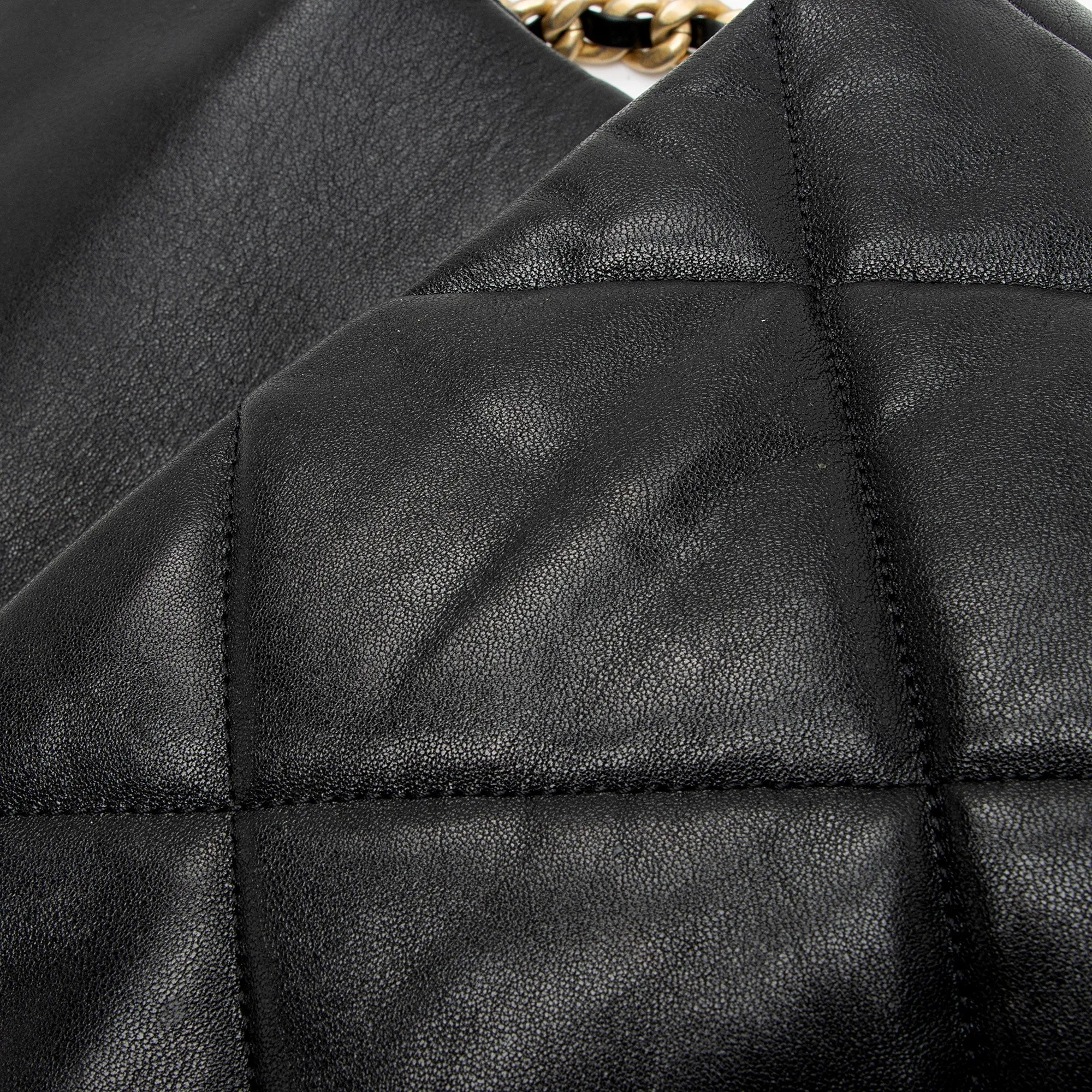 Chanel Lambskin 19 Maxi Flap Shoulder Bag