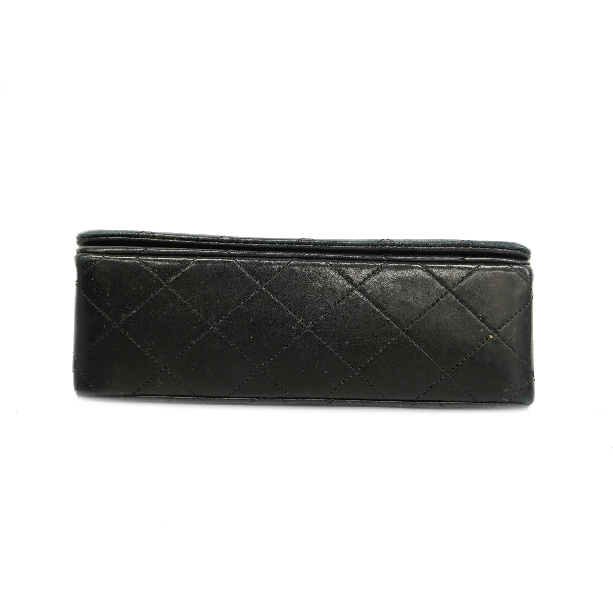 CHANEL Matelasse Chain Shoulder Lambskin Women's Leather Shoulder Bag Black