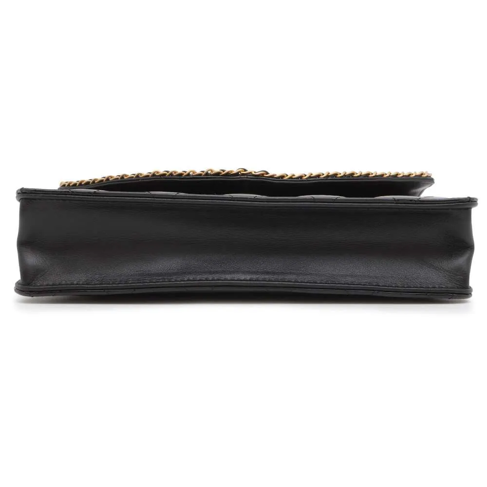CHANEL Matelasse ChainShoulder Bag Black AS4900 Patent Leather