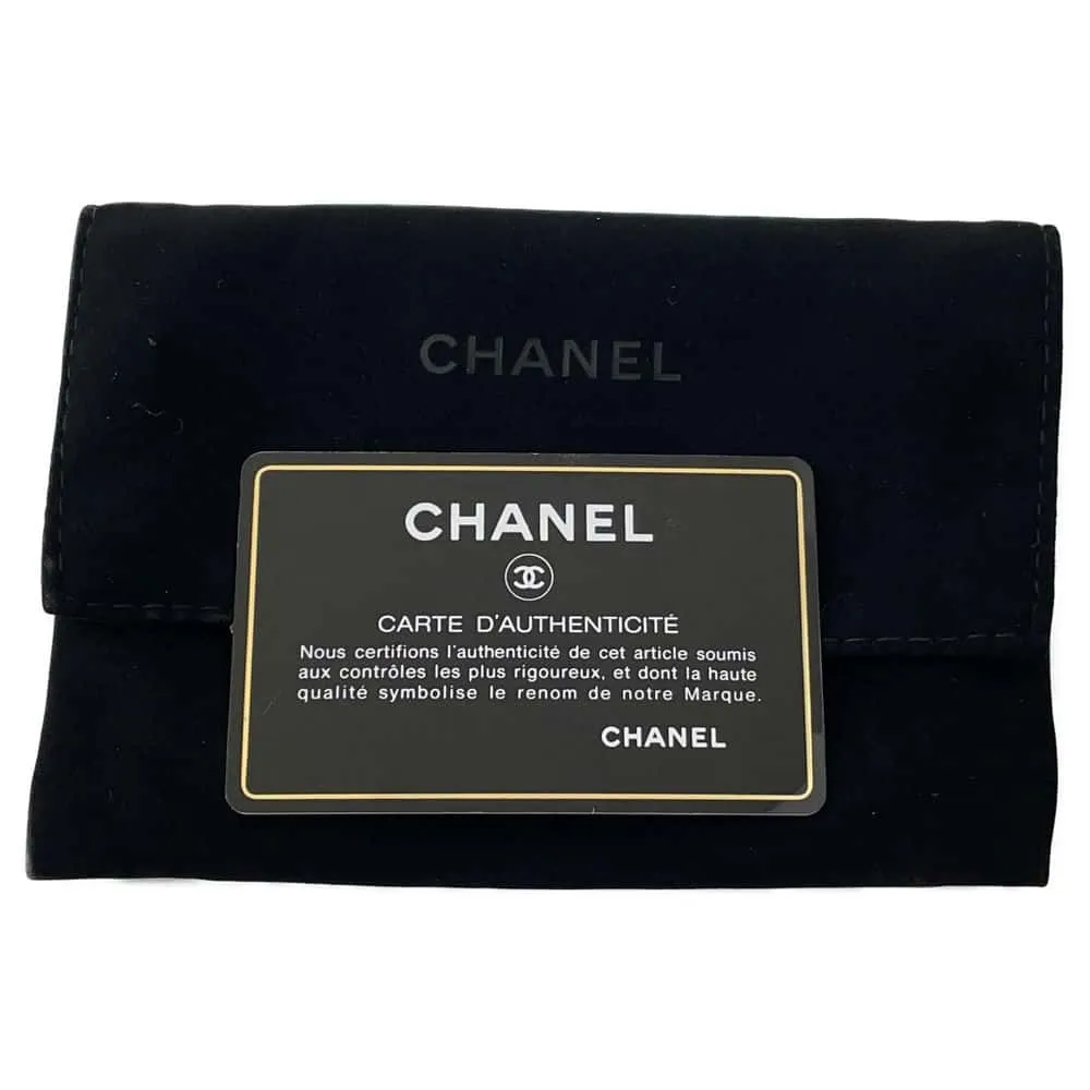 CHANEL Matelasse ChainShoulder Bag Black Caviar Leather
