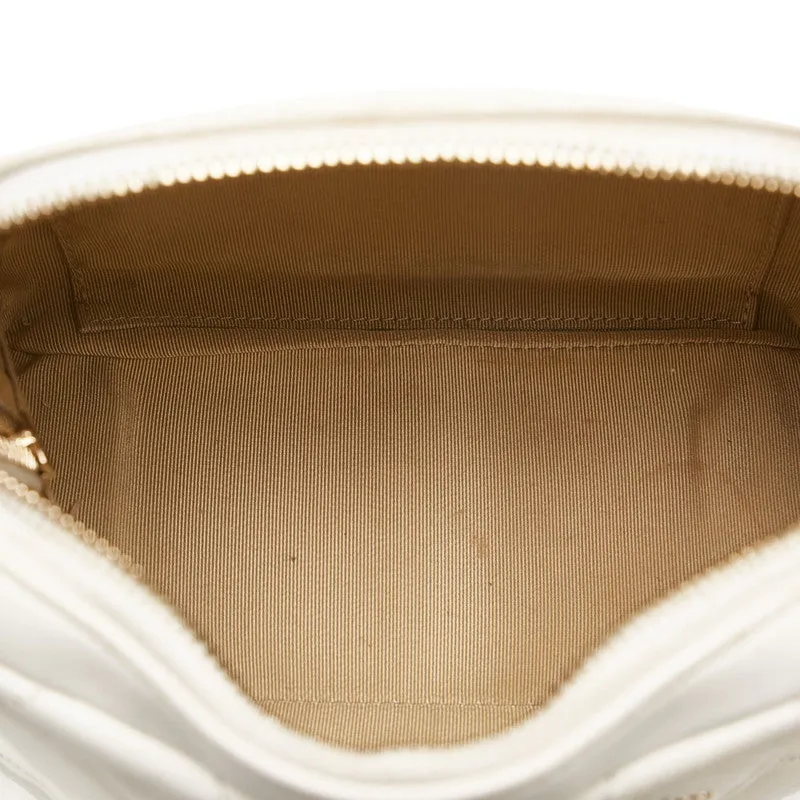 Chanel Matrases Cocomark tands Chain Handbags Shoulder Bag White   CHANEL