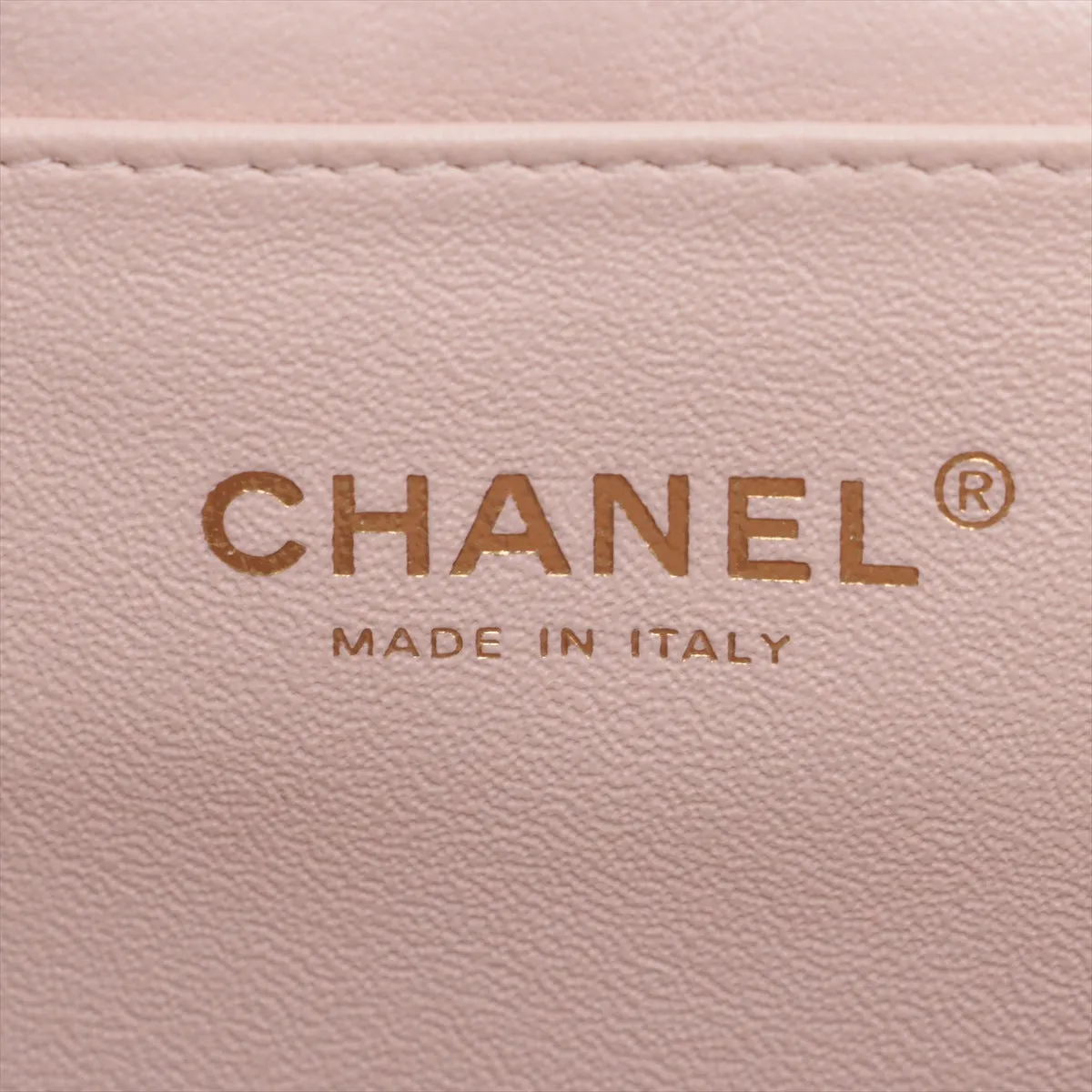Chanel Mattress kin Chain Shoulder Bag Pink Gold  15th