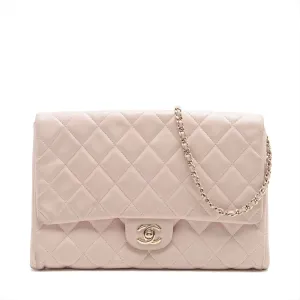 Chanel Mattress kin Chain Shoulder Bag Pink Gold  15th