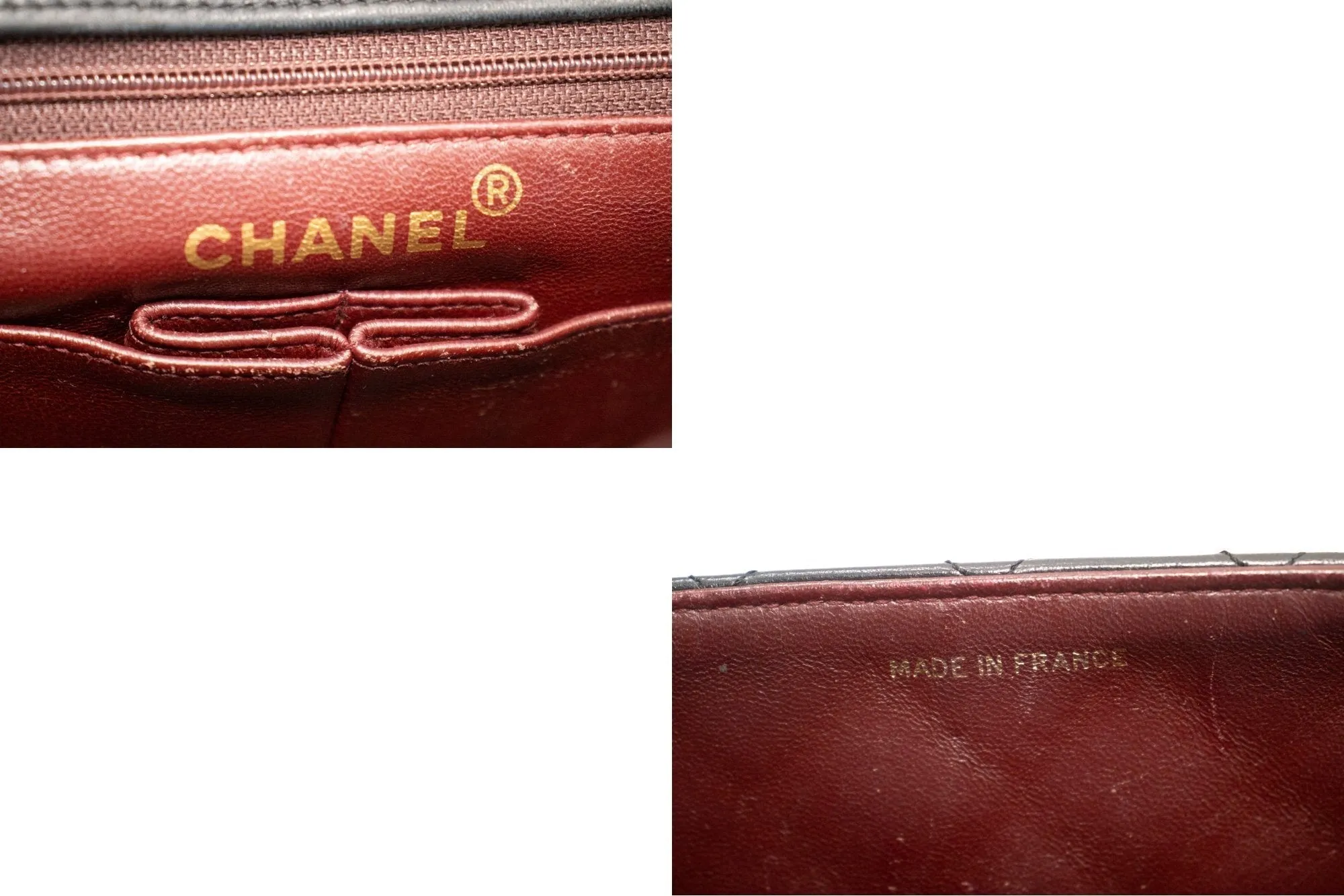 CHANEL Mini Square Small Chain Shoulder Bag Crossbody Black Quilt k85