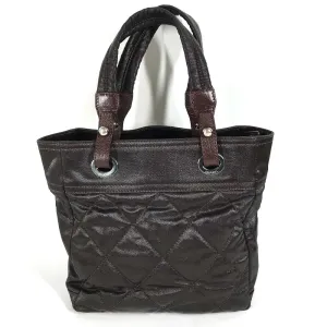 CHANEL Shoulder Bag Coated canvas, leather Purple type cc COCO Mark Paris Biarritz PM Women Used