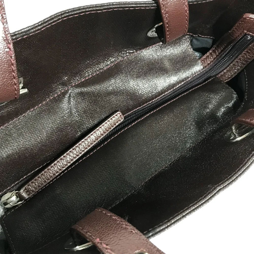 CHANEL Shoulder Bag Coated canvas, leather Purple type cc COCO Mark Paris Biarritz PM Women Used