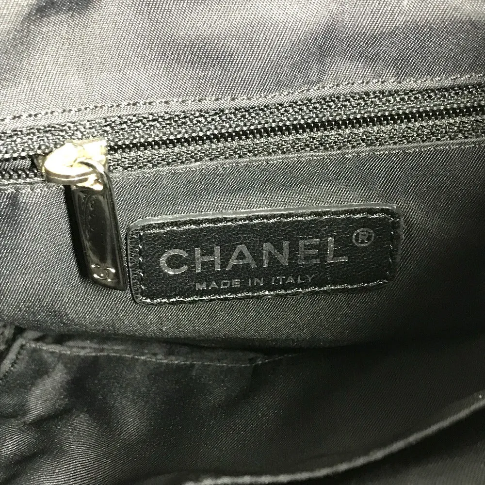 CHANEL Shoulder Bag Coated canvas, leather Purple type cc COCO Mark Paris Biarritz PM Women Used