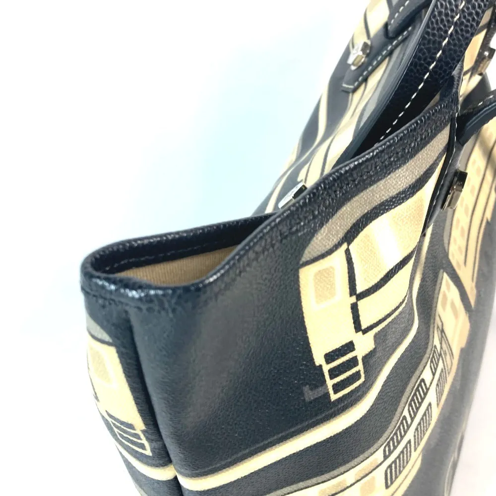CHANEL Shoulder Bag PVC / Leather black Central station