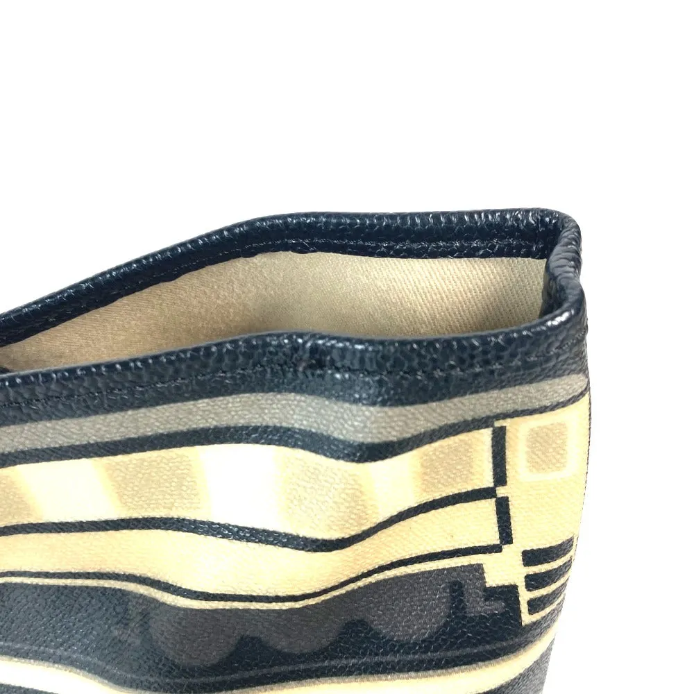 CHANEL Shoulder Bag PVC / Leather black Central station