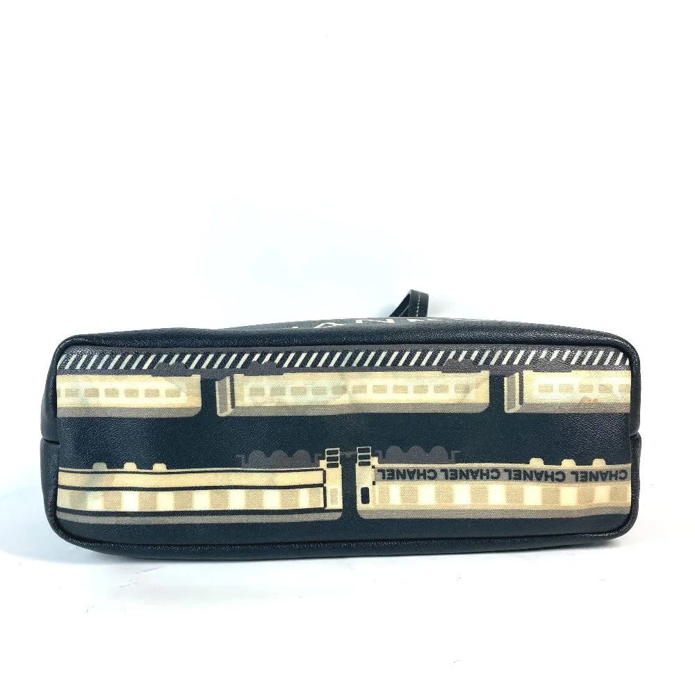 CHANEL Shoulder Bag PVC / Leather black Central station